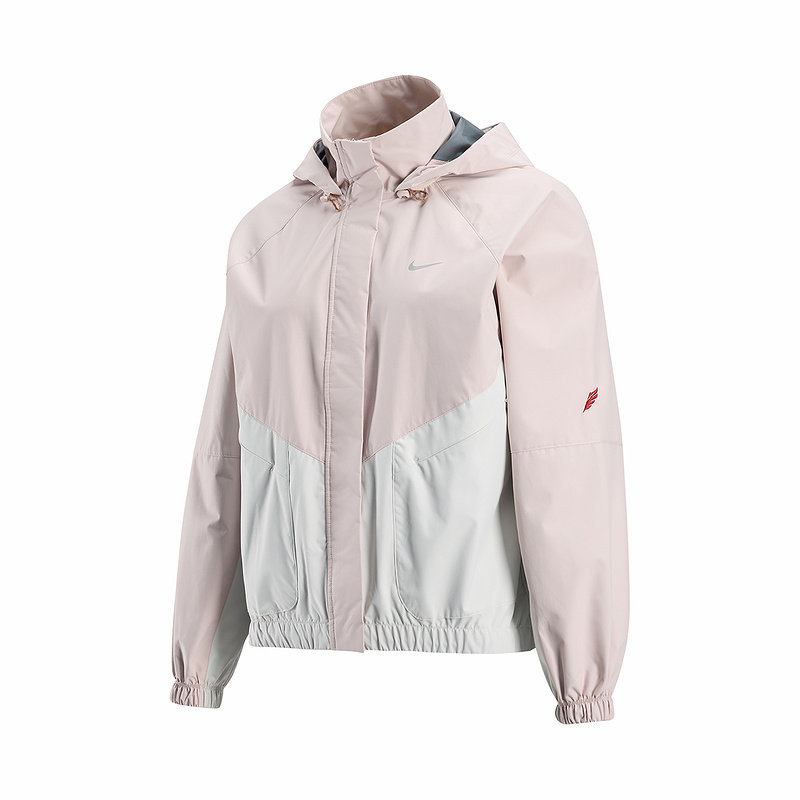 NIKE耐克女装2026新年款防风拼接运动休闲连帽外套夹克IQ0927-667
