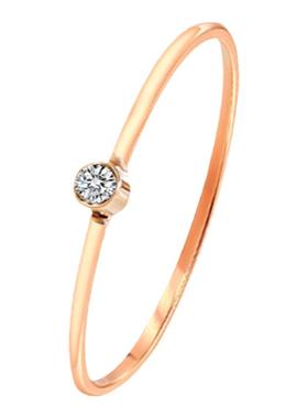 轻奢戒指女彩钻钛钢材质永不褪色