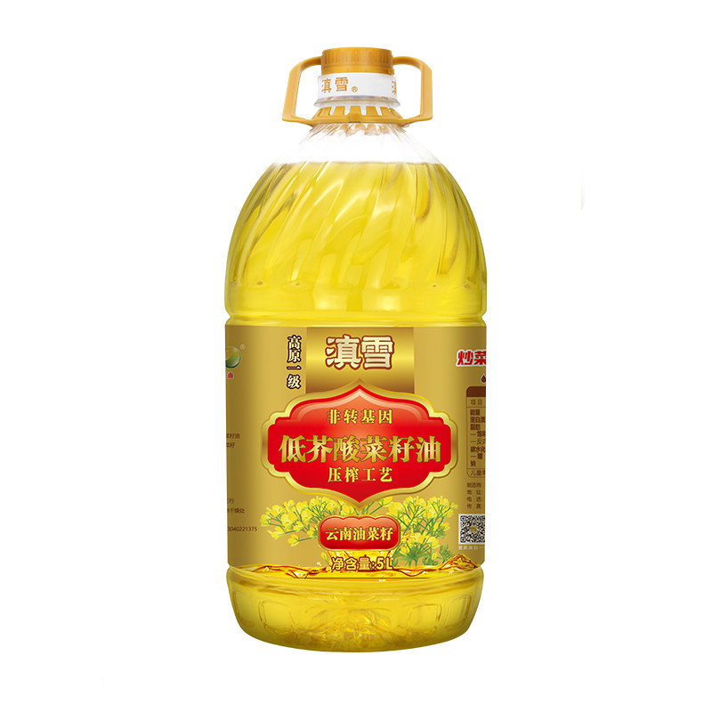滇雪一级非转基因低芥酸菜籽油