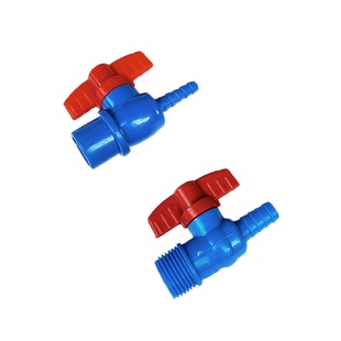 海鲜池鱼缸气泵分流阀控制气流开关接头分流器氧气泵鱼缸调节阀蓝