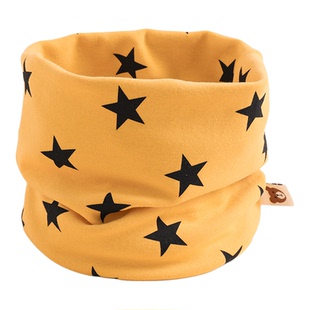 A类纯棉宝宝围脖秋冬防风保暖儿童围巾男孩女孩防寒脖套婴儿护耳