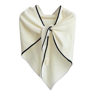 AI家意式尖货 有门槛三角巾纯山羊绒 秋冬外搭小披肩围巾头巾