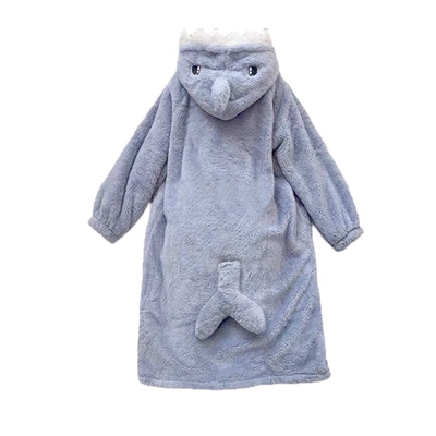 加厚男女珊瑚绒睡袍睡衣秋冬情侣