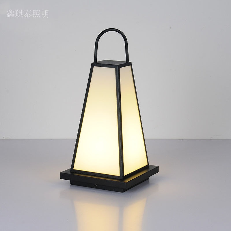 花园民宿户外太阳能手提庭院灯别墅新中式落地灯氛围灯草坪落地灯