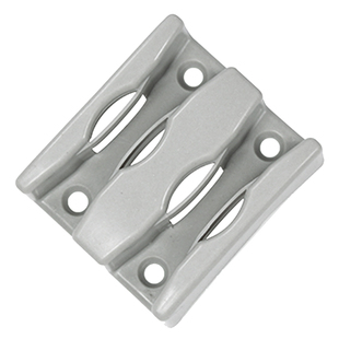 淋浴房配件玻璃推拉门固定限位器浴室移门止摆器防撞胶山型下滑块