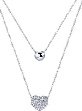 伊泰莲娜项链心形日韩版时尚