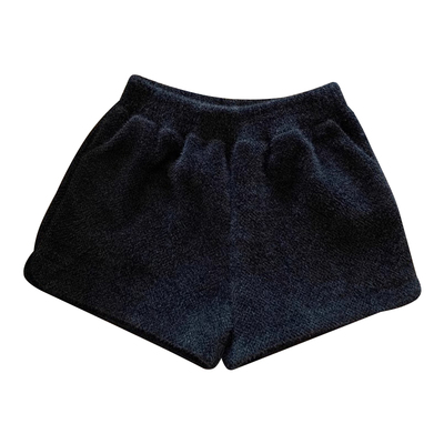 大码胖mm毛线针织水貂绒短裤女