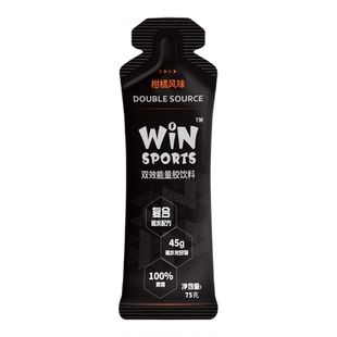 WiNSPORTS威赢运动双效能量胶10支 马拉松骑行铁三45克双倍高碳水