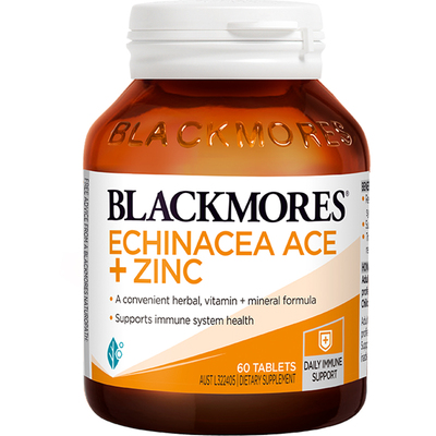澳佳宝BLACKMORES紫锥花精华+锌配方60片维生素ACE复合