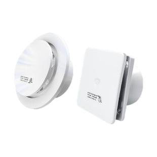 abs新风空调系统圆形排风出风百叶消音通风口盖网罩换排气口风罩