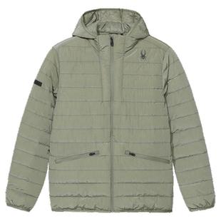 SPYDER蜘蛛秋冬男子TRAINING保暖防风连帽鹅绒羽绒服外套23EF251M