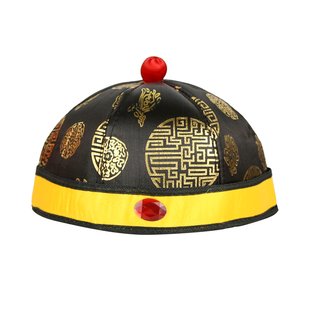 寿帽瓜皮帽男士多色可选送老衣逝世寿终寿衣白事冲喜殡葬用品包邮