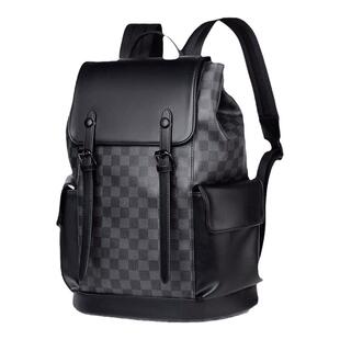 双肩包男士背包潮牌大容量旅行包休闲书包电脑笔记本包男包旅游包