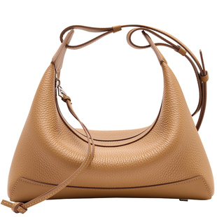 MYTASTE大号风筝饭盒包小众腋下法棍包hobo包高级感真皮斜挎包女