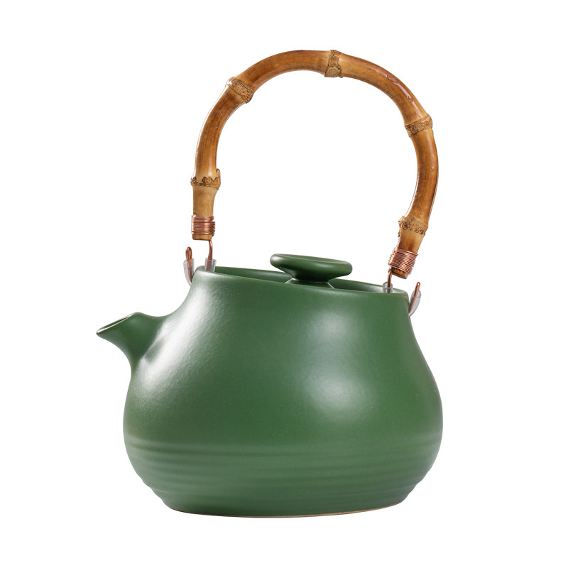 日本kdep凯得宝 陶瓷茶壶功夫茶烧水壶家用煮茶明火耐高温小茶壶