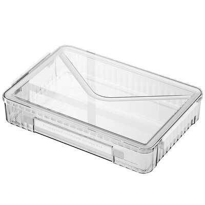 杜卡迪证件收纳盒带提手透明可视