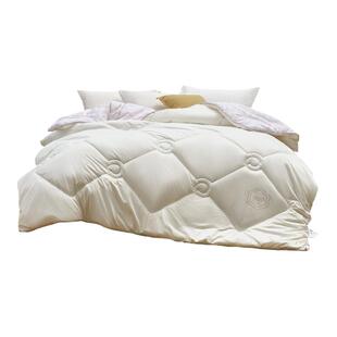 水星家纺100%澳洲羊毛四季被A类抑菌春秋被子保暖羊毛被芯26新品