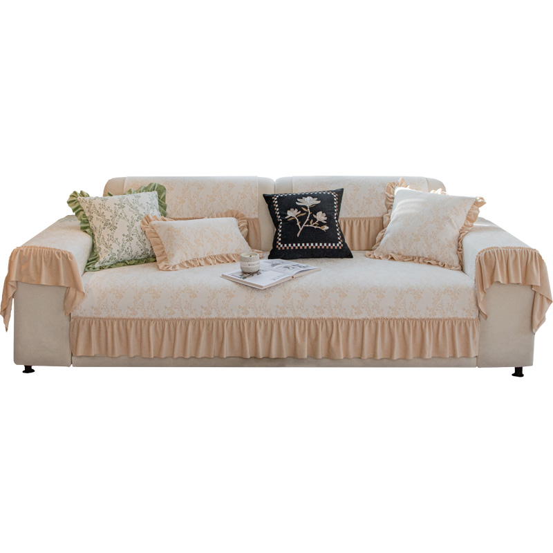 沙发垫四季通用复古法式皮沙发套罩雪尼尔现代轻奢坐垫 断码 清仓