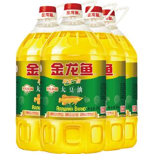 金龙鱼精炼一级大豆油5L*4桶非转基因 食用油