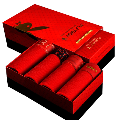 花花公子本命年大红冰丝抗菌内裤