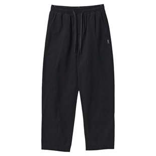 回力纯棉裤子男款2026新款春季直筒裤秋冬加绒工装裤运动休闲裤