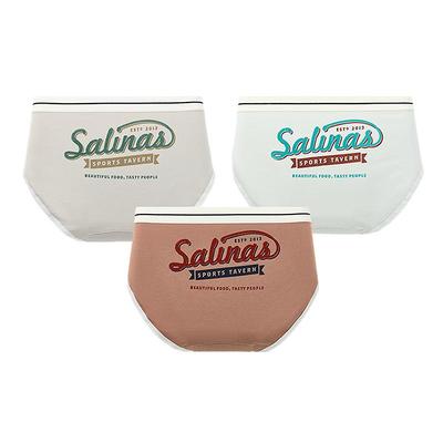 三福【3条装】 女中腰包臀内裤新款美式复古抗菌底裆三角裤495037