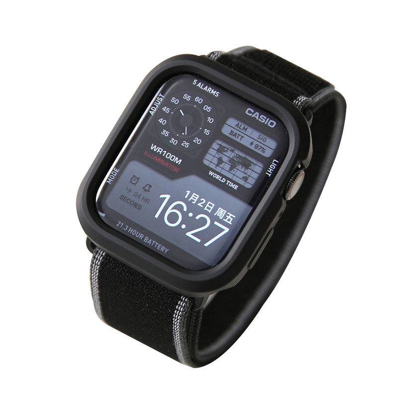 适用s10苹果手表ultra3平替尼龙s11回环s7表带s8/s9壳iwatch/se2