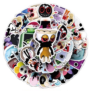 50张丹迪的世界贴纸Dandy's World卡通可爱行李箱diy涂鸦手机创意装饰贴画防水儿童