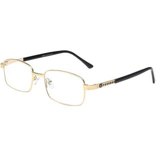 高档正品真水晶老花眼镜男中老年时尚品牌老花镜女高清耐磨老光镜