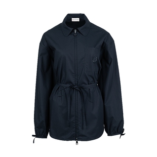 Moncler/盟可睐女经典衬衫领拉链长袖夹克外套女士2026年新款XY