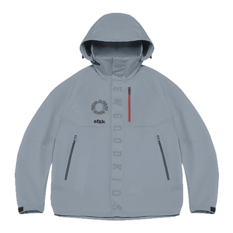 AFGK美式刺绣LOGO机能冲锋衣