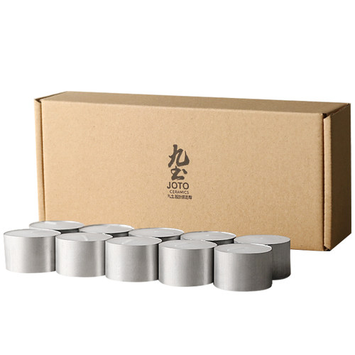 创意现代象牙白色蜡烛家用无烟茶烛照明浪漫生日西餐厅装饰日用品