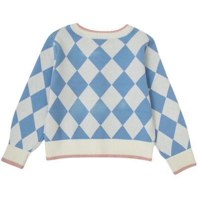 韩版秋冬女童棉线毛衣开衫