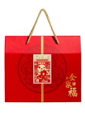 新款过年货特产定制礼品包装盒