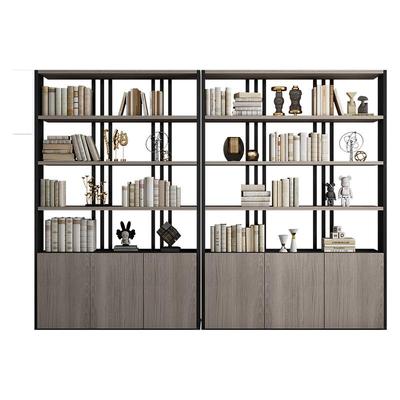 书柜落地多层储物置物架储物柜