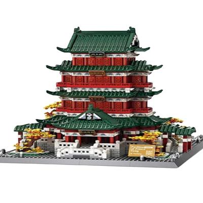 【2024新品】】四大名楼拼装积木