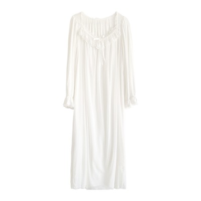 网纱莫代尔睡裙花边宫廷仙女春秋