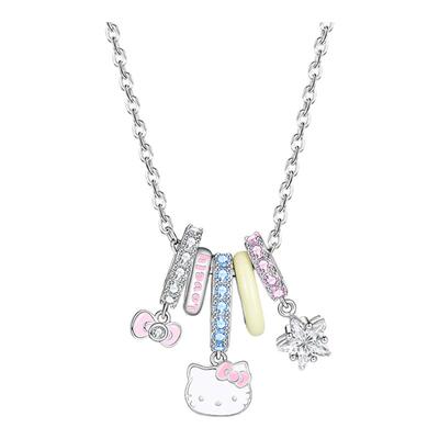 潮色绘三丽鸥联名多巴胺项链