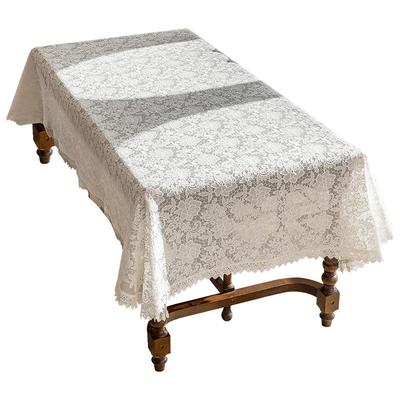 豆蔓法式复古蕾丝提花桌布