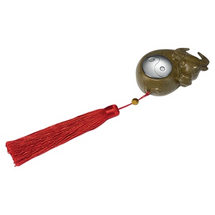 铜师傅《扭转乾坤》客厅桌面牛摆件 家居装饰品手把件