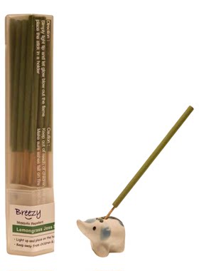 泰国breezy香薰蚊香室外柠檬草盘香驱蚊防蚊清新线香除异味