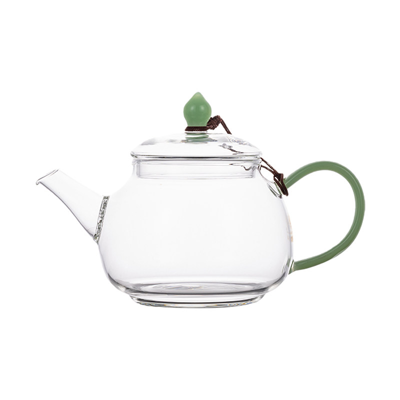 鑫凤祥玉雅壶泡茶壶耐高温滤孔过滤茶汤茶壶轻松过滤透明玻璃