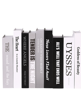 新款欧式仿真书装饰摆件拍照道具