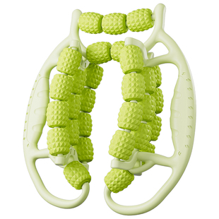 腿部按摩器环形夹腿滚轮瘦大小腿神器多功能腿部肌肉放松泡沫轴