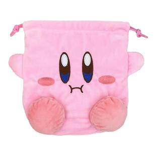 日韩简约小号便携化妆包毛绒女可爱卫生巾收纳包抽绳束口袋小布袋