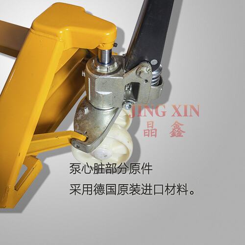 晶鑫叉车3t地牛液压搬运车550搬运车油压车尼龙轮装卸货铲车货车