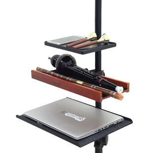 专业订制乐谱架电脑托盘加大加厚钢板承重铁托盘直播声卡放置托架