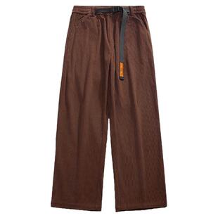 From Mars 短暂停留 潮流时尚纯色直筒裤子情侣宽松百搭阔腿长裤