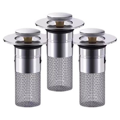 防虫防臭防堵洗手池过滤网通用型洗脸盆漏水塞洗面盆弹跳芯下水器