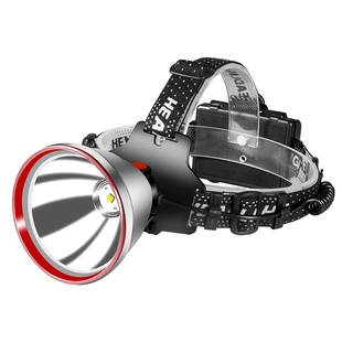 猎卡驰强光充电超亮头灯进口LED超长续航户外赶海头戴式夜钓矿灯